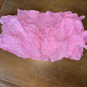 Katie J NYC Pink Textured Skirt